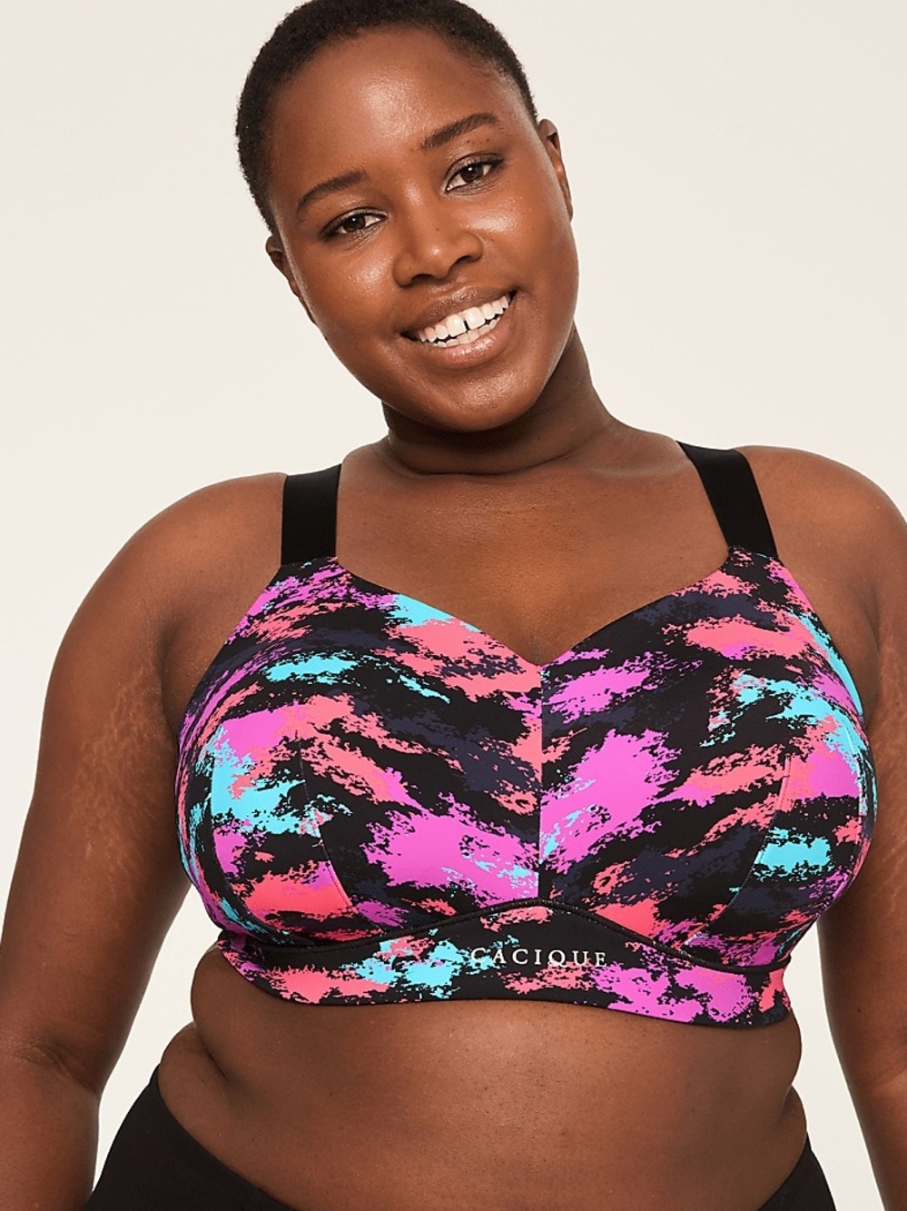 NWOT Cacique Totally Smooth Medium-Impact Wireless Sports Bra 40G
